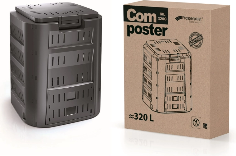 Compostor Compogreen 320 l negru