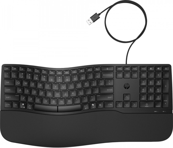 Tastatură ergonomică cu fir HP 480 Comfort