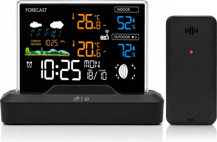 Stație meteorologică RENEW FORCE cu senzor exterior wireless