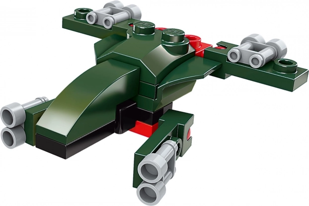 Qman Squros 3-în-1 avion de luptă Batwings – mini set de construcție