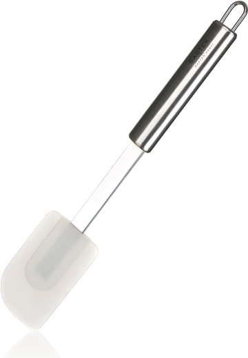 Spatulă AZORA 24 × 5 cm din oțel inoxidabil cu silicon