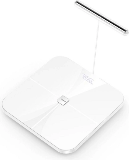 AWEI SS1 cântar inteligent de persoane cu Bluetooth 5.0 și analiză corporală, alb