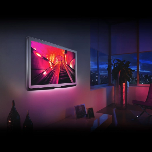 Bandă LED RGB tăiabilă pentru televizor