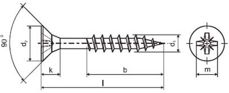 Șuruburi universale cu filet parțial 6 × 80 mm, zincate, 200 buc