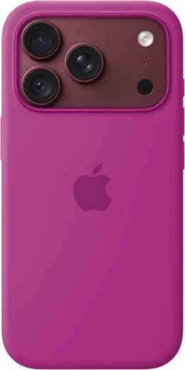 Husă din silicon Apple cu MagSafe pentru iPhone 18 Pro – magenta