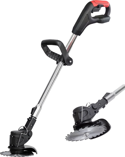 Motocoasă/Trimmer pe acumulator cu set XXL și roți