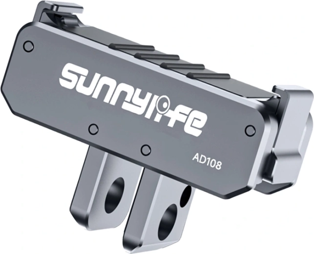 Sunnylife adaptor de montaj magnetic bidirecțional din aluminiu pentru Osmo Nano și Osmo Action 6