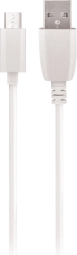 Maxlife cablu USB cu microUSB, 2 m, 2 A, alb