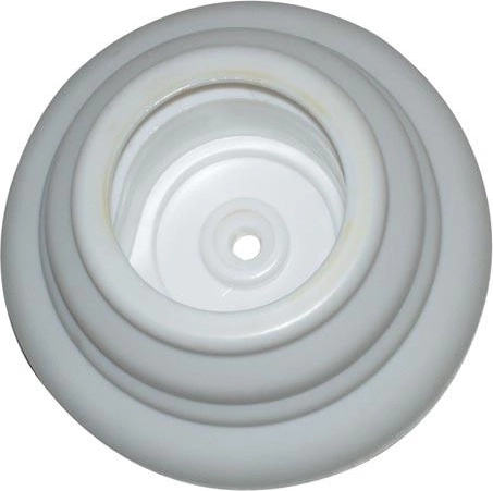 Suport de perete cu capac, plastic alb