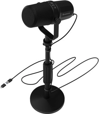 Genesis Radium 750D microfon dinamic de gaming USB/XLR cu stativ de birou