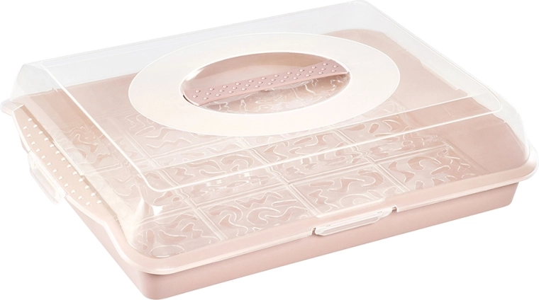 Recipient pentru tort și prăjituri Party-Butler Nordic Pink 45 × 35 × 11 cm
