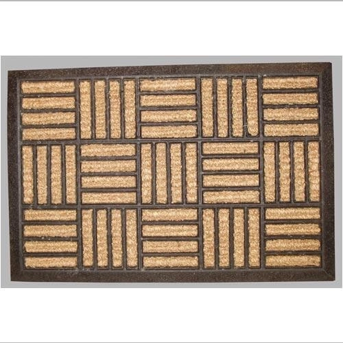 Preș Criss Cross 40 × 60 cm din fibră de cocos și PP