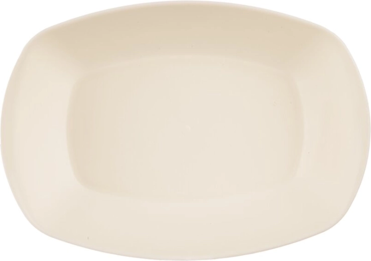 Platou de servire Sandy oval 17 × 12 cm, crem