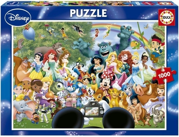Educa puzzle Lumea Uimitoare Disney II 1000 piese