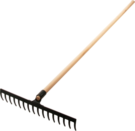 Grebla profesională din oțel cu coadă 150 cm (16 dinți, 45,5 cm)