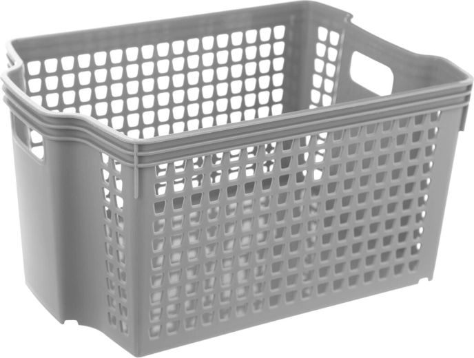 Orion coș de depozitare stivuibil Stack 28 × 19,5 × 14,5 cm, mix de culori