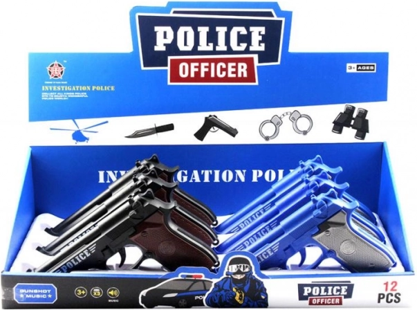 Pistolă cu sunet de împușcături pentru copii MAC TOYS