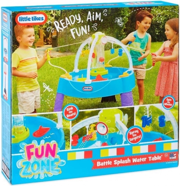 Masă de joc cu apă Little Tikes Fun Zone - Bătălia cu apă