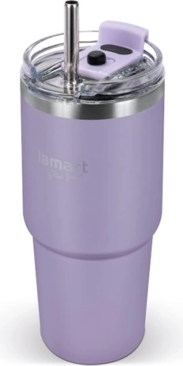 Cană termoizolantă Lamart Huge mov 470 ml