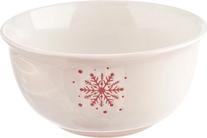 Bol ceramic Fulg alb 570 ml