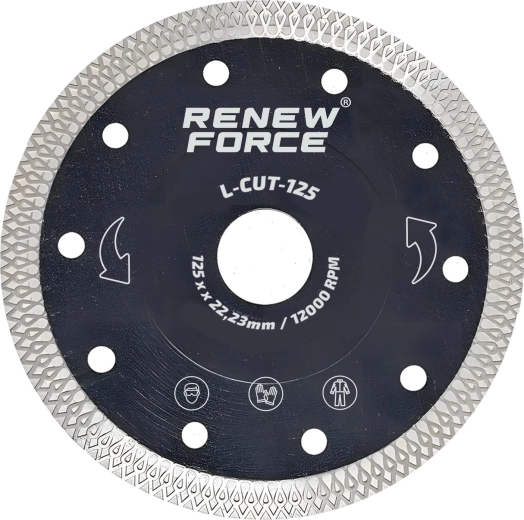 Disc diamantat RENEW FORCE L-cut 125 mm - 1 bucată