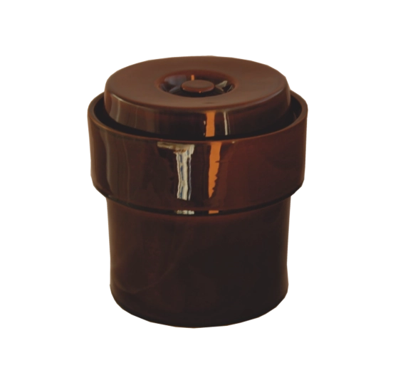 Oală ermetică din ceramică pentru fermentare 5 l cu șanț cu apă