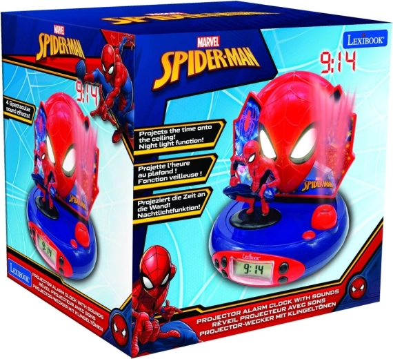 Ceas desteptator 3D cu proiector SPIDER-MAN