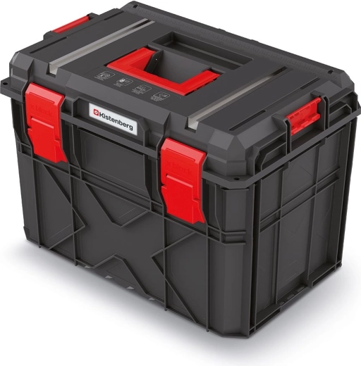 Cutie modulară pentru scule X-BLOCK TECH, 546 × 380 × 407 mm, negru
