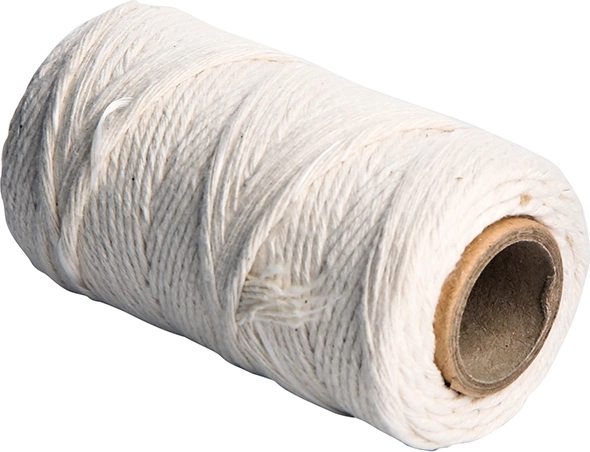 Sfoară de bumbac pentru măcelărie/afumare, pentru legarea cărnii, până la 300 °C, 100 g