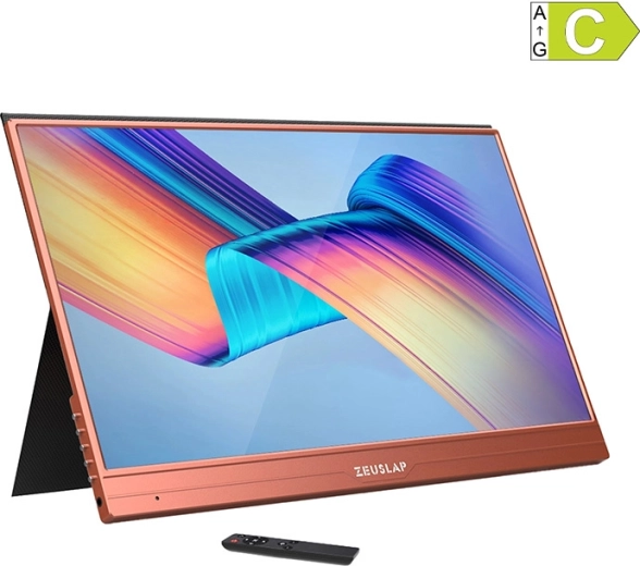 Monitor portabil cu ecran tactil ZEUSLAP AT156 15,6" Full HD IPS