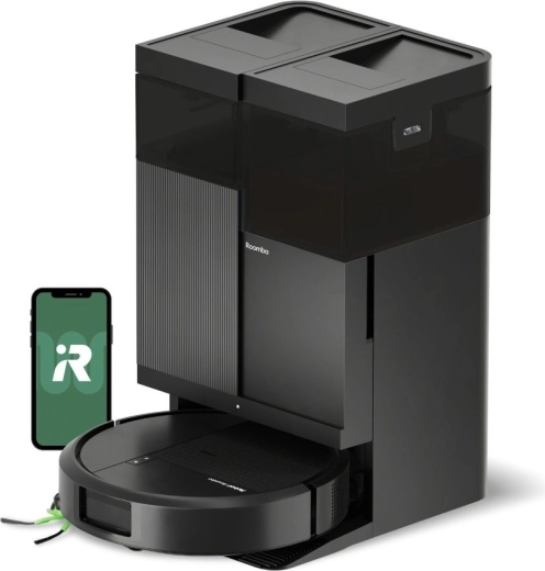iRobot Roomba Plus 515 Combo cu stație AutoWash, negru