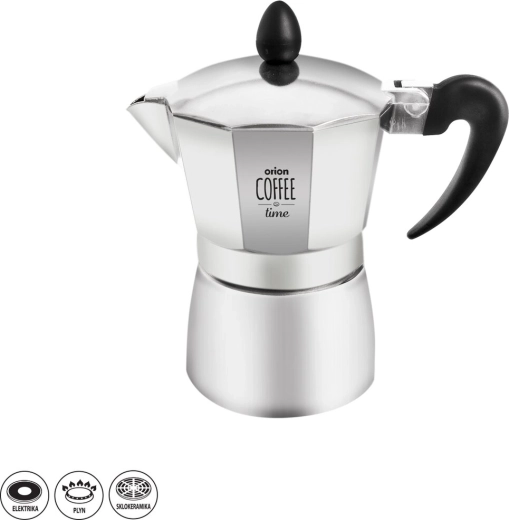 Ibric moka din aluminiu 0,2 l