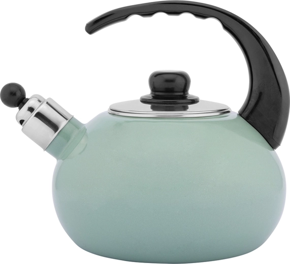 Ceainic emailat 2,5 l, culoare salvie