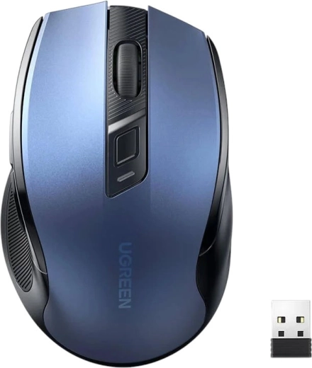 UGREEN MU006 mouse wireless cu silent click, albastru