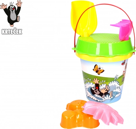 Set de nisip KRTEČEK 1,5 l galben