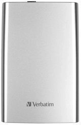 Hard disk extern 2.5" 1 TB USB 3.0 VERBATIM Store'n'Go argintiu