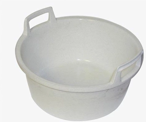 Lighean din plastic 43 cm cu mânere, granit