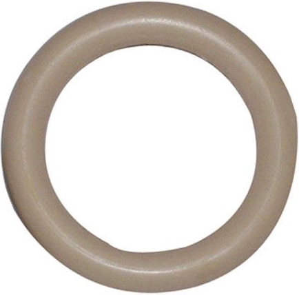 Inel din plastic pentru bare de perdea, bej (set 10 buc.)