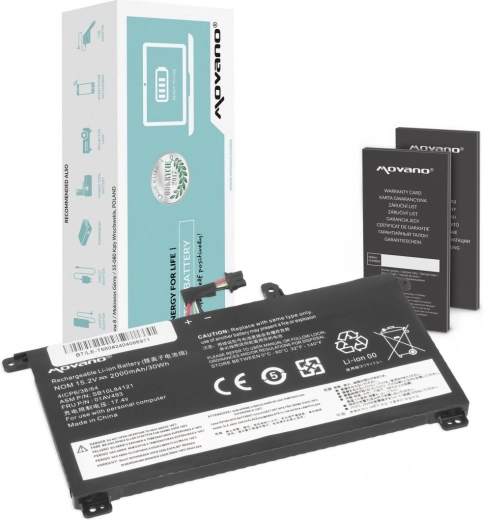 Baterie Movano pentru Lenovo ThinkPad T570/T580/P51s 2000 mAh 30 Wh