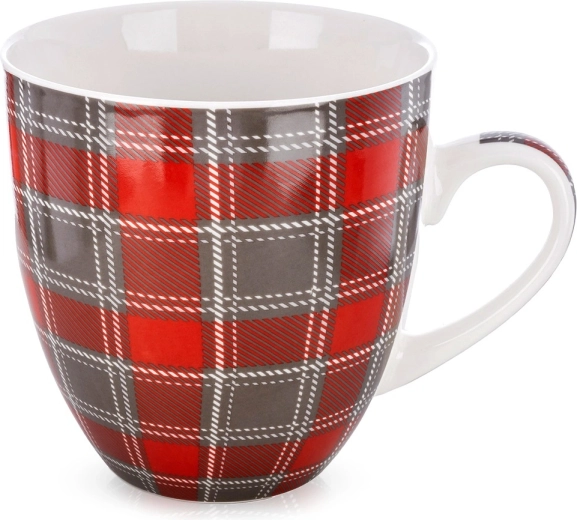 Cană din porțelan, model pătrat XXL 1 l