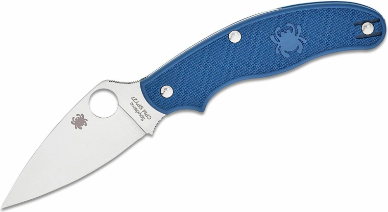 Cuțit de buzunar SPYDERCO UK Penknife Cobalt Blue Lightweight, 7,5 cm, satin, FRN