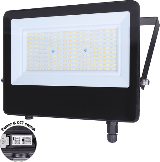 Proiector LED Solight TOP 100 W cu putere reglabilă și 3CCT