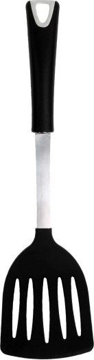 Paletă perforată cu mâner negru