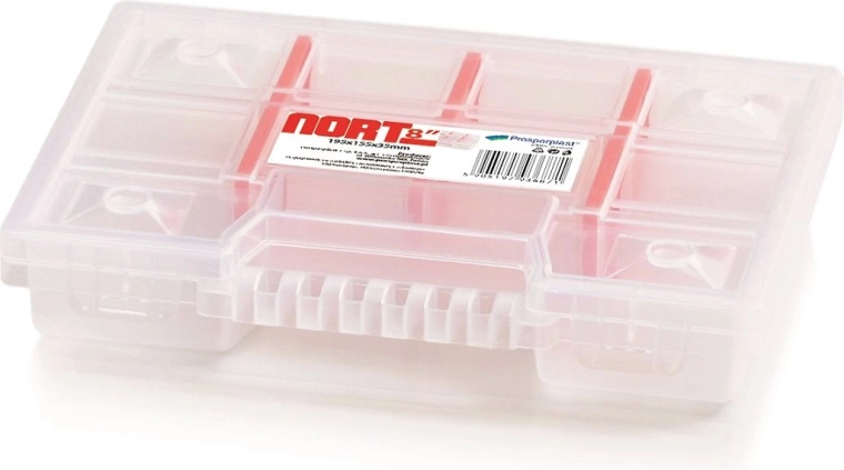 Organizator din plastic cu 10 compartimente NORT
