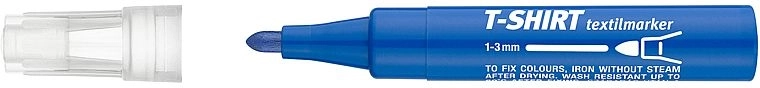 Marker pentru textile albastru