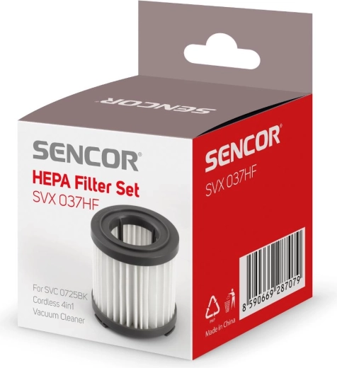 Set de filtre HEPA Sencor pentru aspiratoarele SVC 0725BK și SVC 87xx