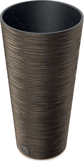 Ghiveci Furu Slim Eco Wood 30 cm – cafea