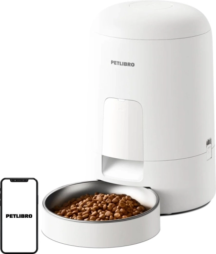 Petlibro Air distribuitor inteligent automat de hrană pentru animale de companie, alb