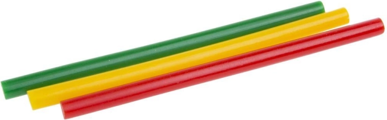 Bețe adezive colorate pentru pistol de lipit 11,2 × 200 mm (10 buc)