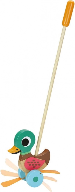 Vilac rațușcă din lemn de împins